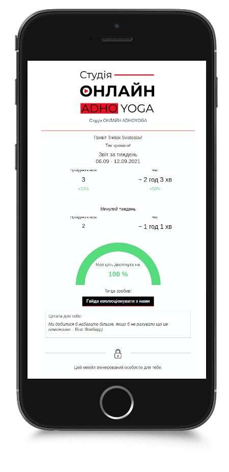 my weekly report