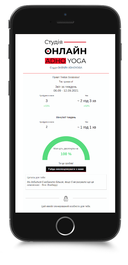 my weekly report